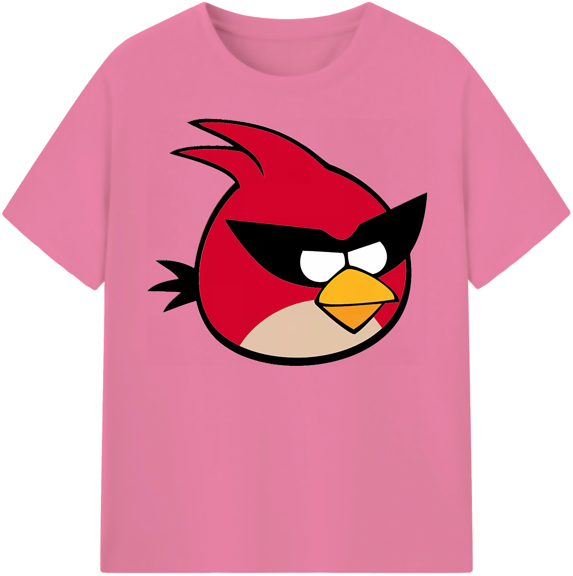 （画像用） Angry Birds アングリーバード 綿100％半袖Tシャツ（フロントプリント）